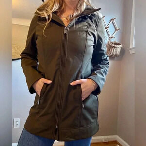 Andrew Marc Women's Khaki and Brown Jacket